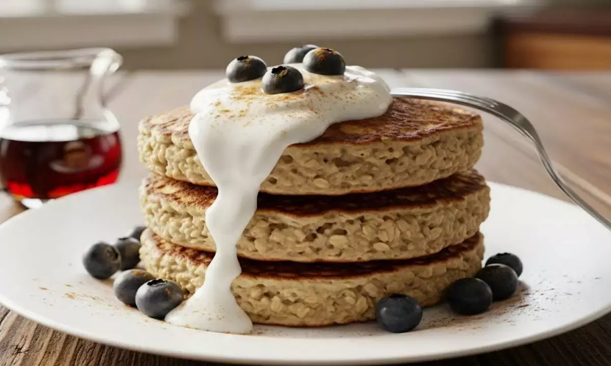 how to make daliya pan cake