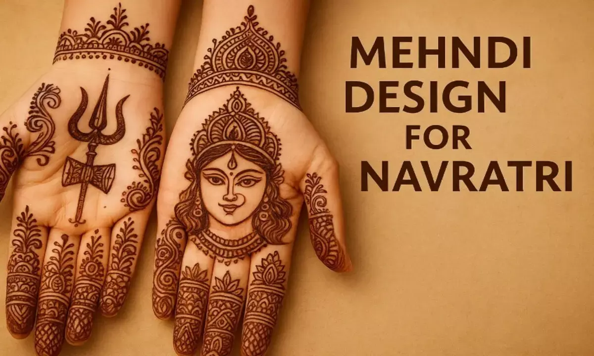 नवरात्रि पर लगाएं ये मेहंदी डिजाइन नवरात्रि पर लगाएं ये मेहंदी डिजाइन