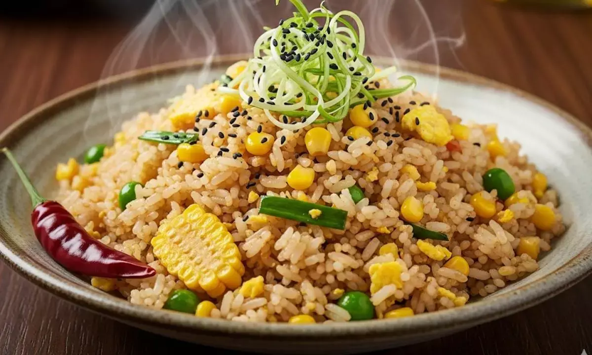 how to make corn fried rice