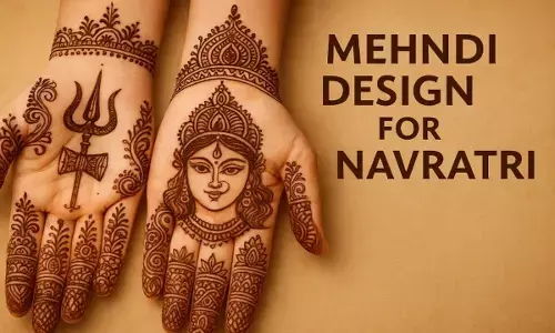 नवरात्रि पर लगाएं ये मेहंदी डिजाइन