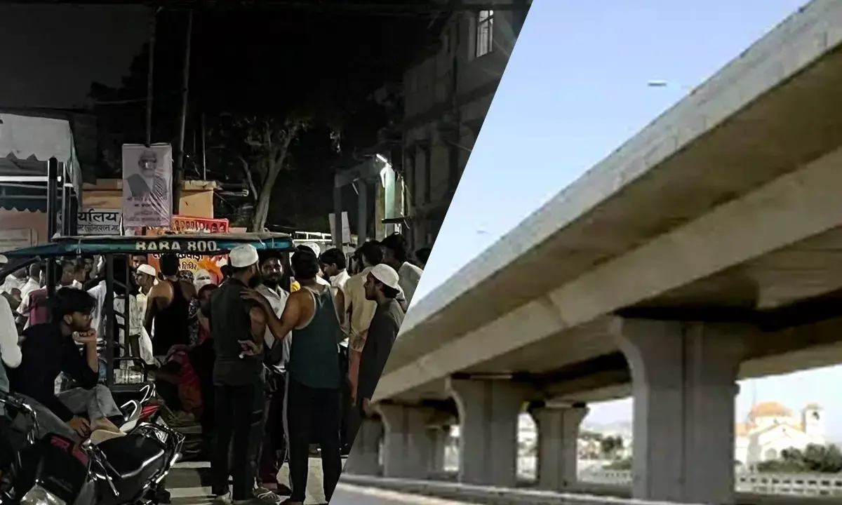 4 Boys Fallen from Ghaziabad Jassipura Flyover