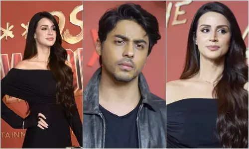 The Ba*ds of Bollywood के प्रीमियर में आर्यन खान की रूमर्ड गर्लफ्रेंड लारिसा बोन्सी नजर आईं।