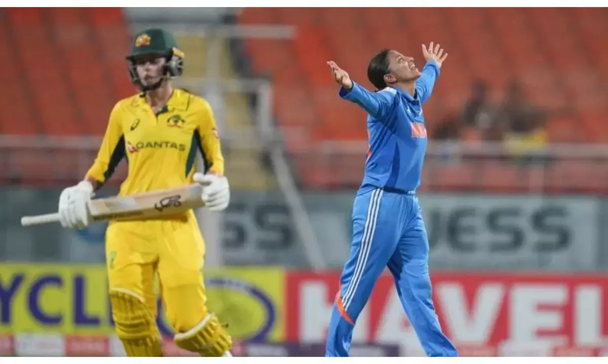 australia penalised for slow over rate vs india women