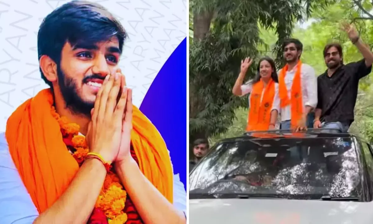 DUSU President Aryan Maan