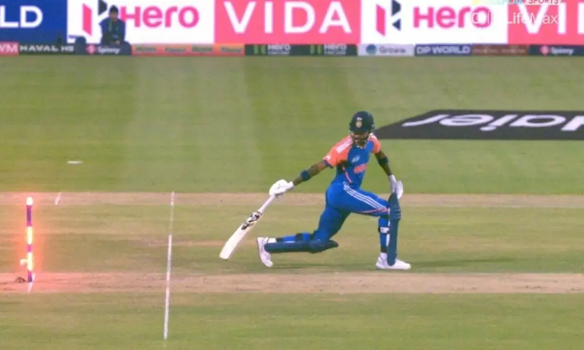Hardik Pandya Run out video Hardik Pandya Run out video