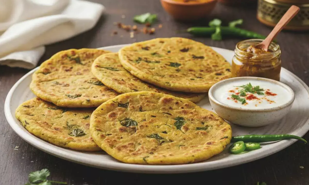 how to make lauki thepla