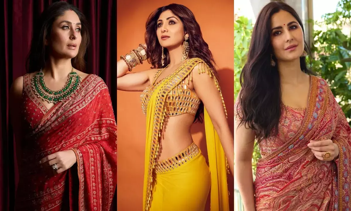 नवरात्रि 2025: 9 दिनों के जश्न में पहनें बॉलीवुड एक्ट्रेस जैसी खूबसूरत साड़ी