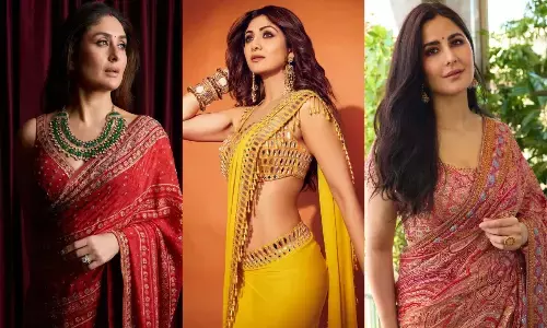 नवरात्रि 2025: 9 दिनों के जश्न में पहनें बॉलीवुड एक्ट्रेस जैसी खूबसूरत साड़ी