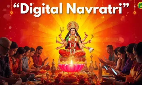 New Trend Digital Navratri Zoom puja, mantra-aarti, Insta garba and live darshan...everything in one click.