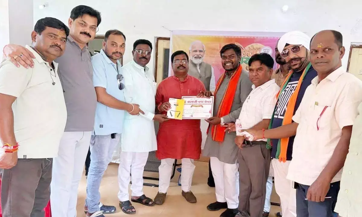 सेवा पखवाड़ा रक्तदान शिविर