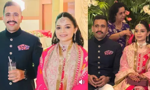 हिमाचल: मंत्री विक्रमादित्य सिंह ने अमरीन शेखों से रचाई दूसरी शादी; चंडीगढ़ में लिए फेरे।