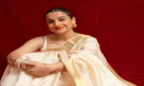 एक्ट्रेस विद्या बालन का ट्रेडिशनल लुक