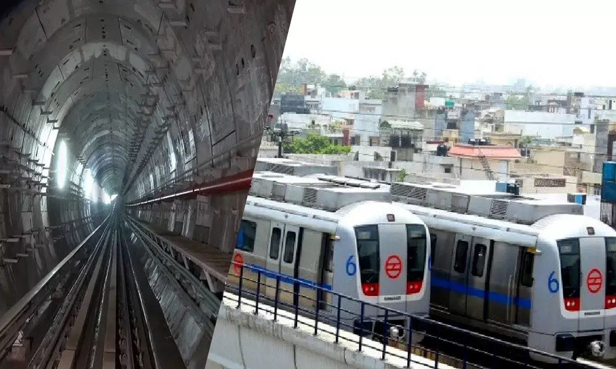Deepali Chowk to majlis Park Corridor of Delhi Metro