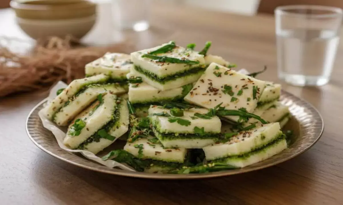 how to make sandwich dhokla at home