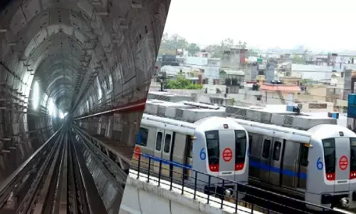 Deepali Chowk to majlis Park Corridor of Delhi Metro