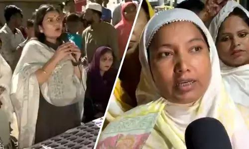 Women Protest for Delhi Law and Order