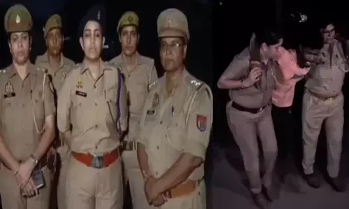 first time woman police conducted an encounter in up Ghaziabad