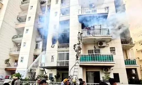 Noida Sun World Society Fire