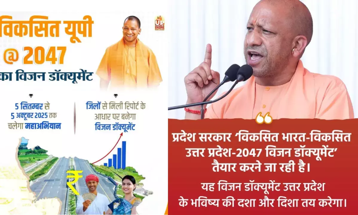 NITI Aayog and up Government jointly work on Up vision document 2047