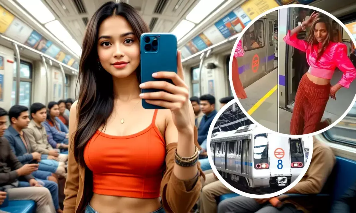 Cant Make Reels in Delhi Metro