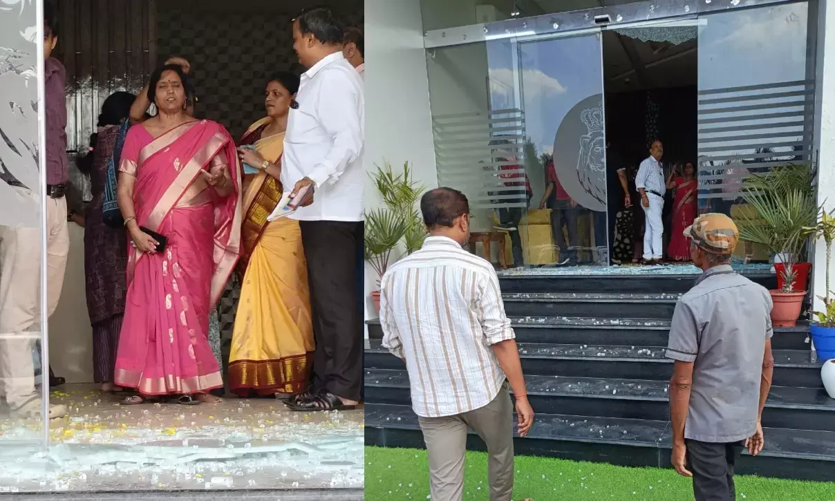 भिंड होटल किंग इंपीरियल में हादसा, बाल बाल बचीं बीजेपी नेत्री आभा जैन