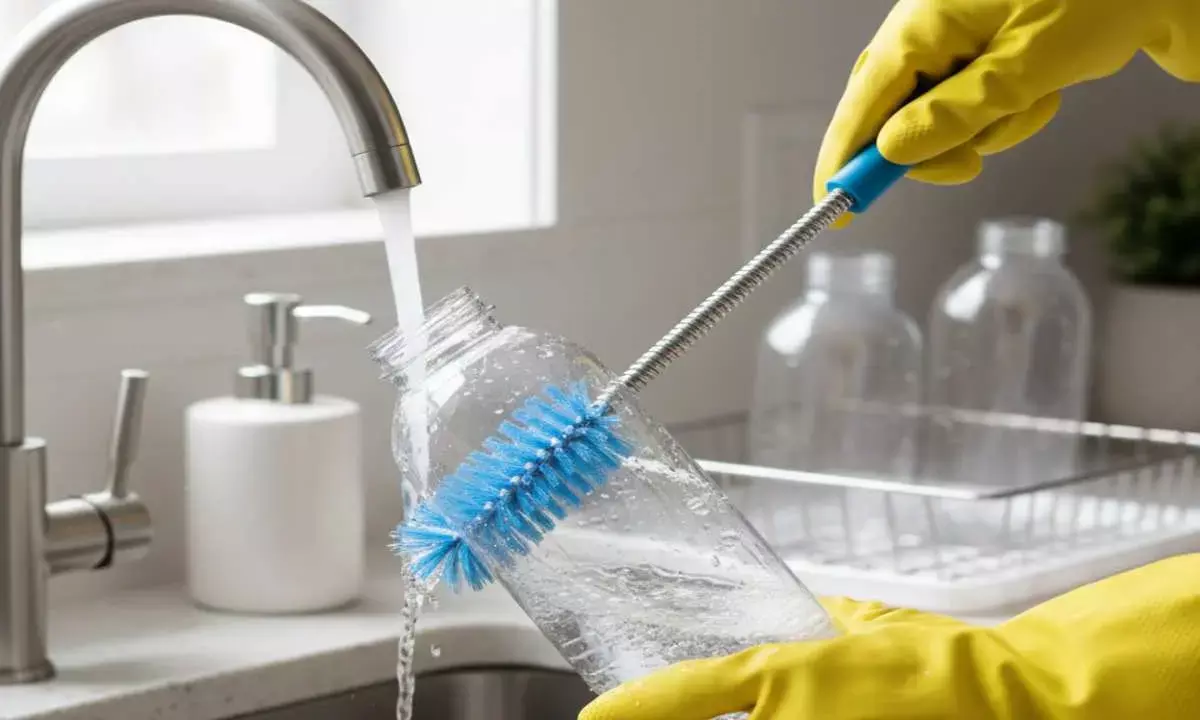 water bottle cleaning Tips