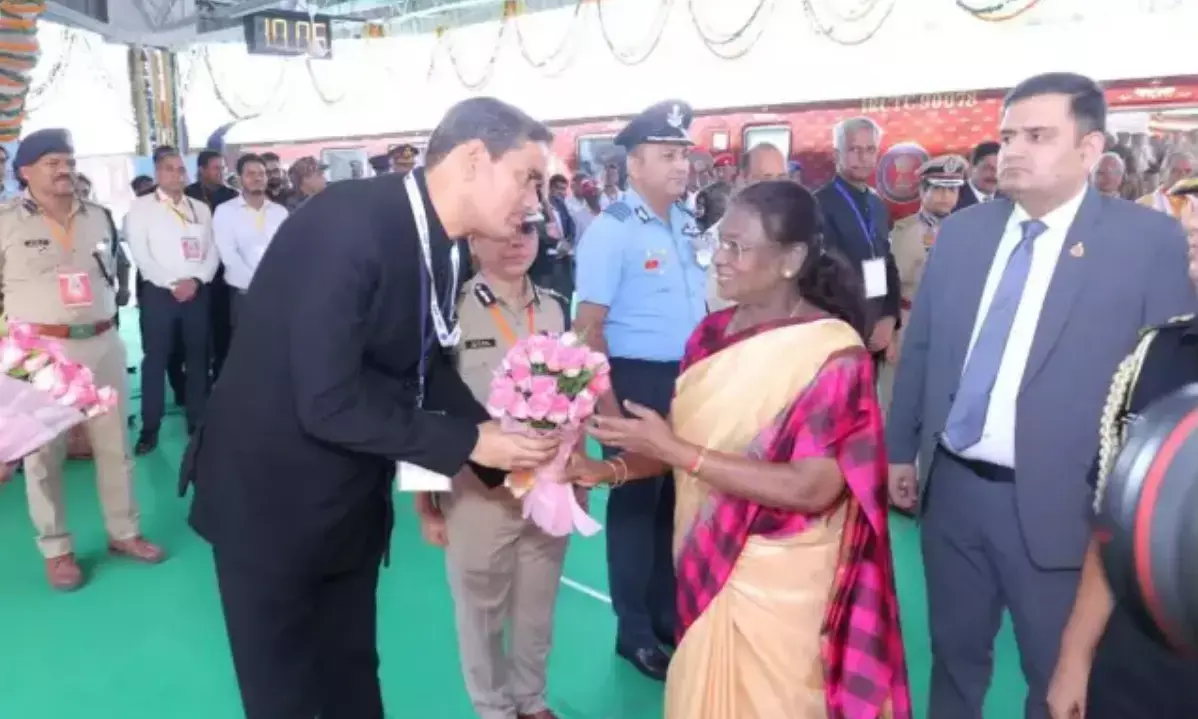 President dropadi Murmu reach Mathura