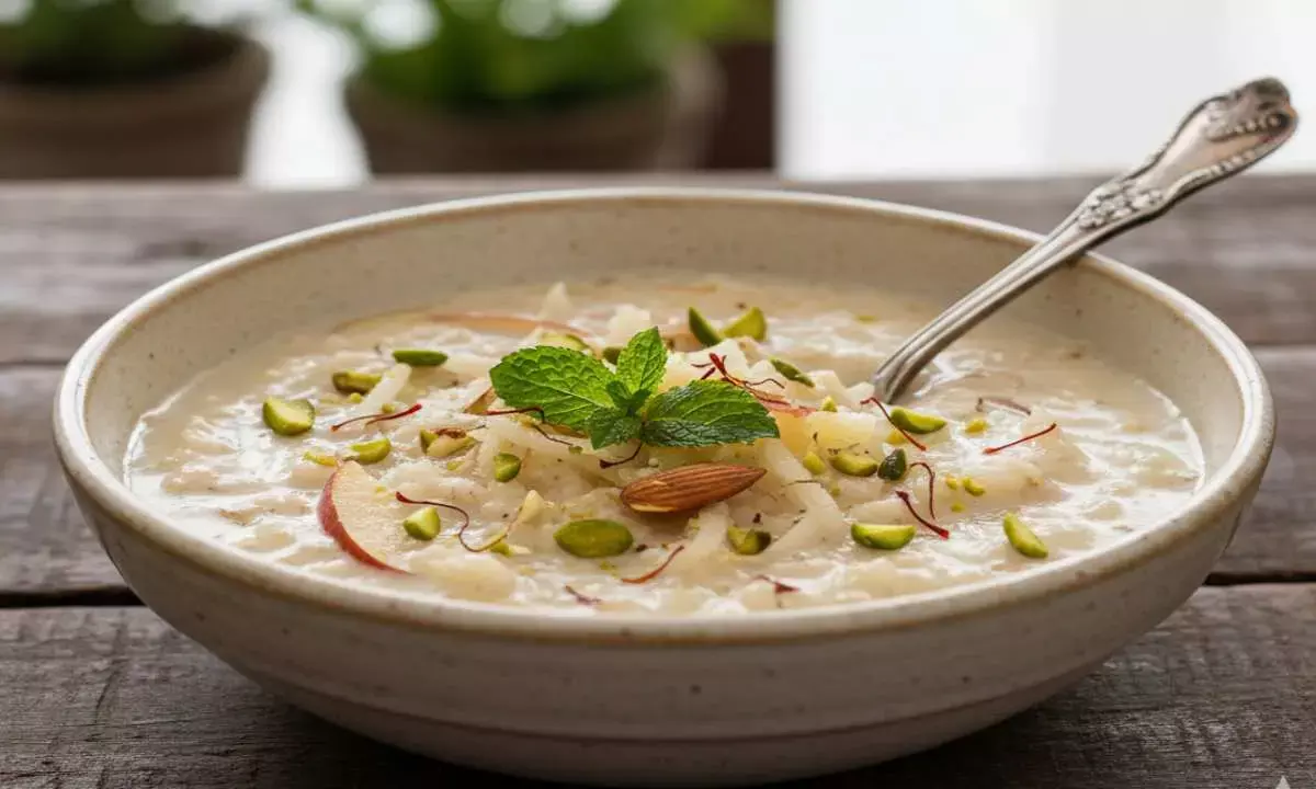 how to make apple kheer