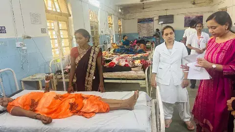 बस हादसे में घायल