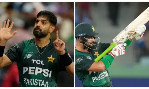 Harif rauf sahibzada farhan controversial gesture