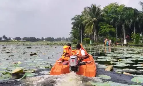 पलारी में बाढ़ आपदा बचाव का मॉक ड्रिल : तैयारी परखने बालसमुंद तालाब में  SDRF ने बहाया पसीना