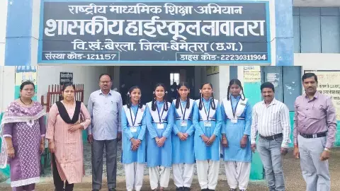 स्वच्छता पर जोन स्तरीय प्रतियोगिताः लावातरा हाईस्कूल की छात्राओं ने लहराया परचम