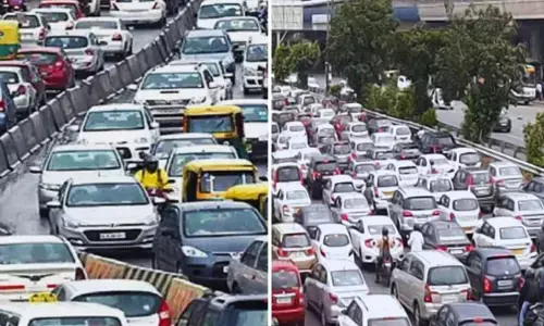 Number of vehicles decreased in Delhi