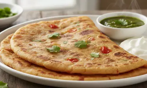 how to make paneer tamatar paratha