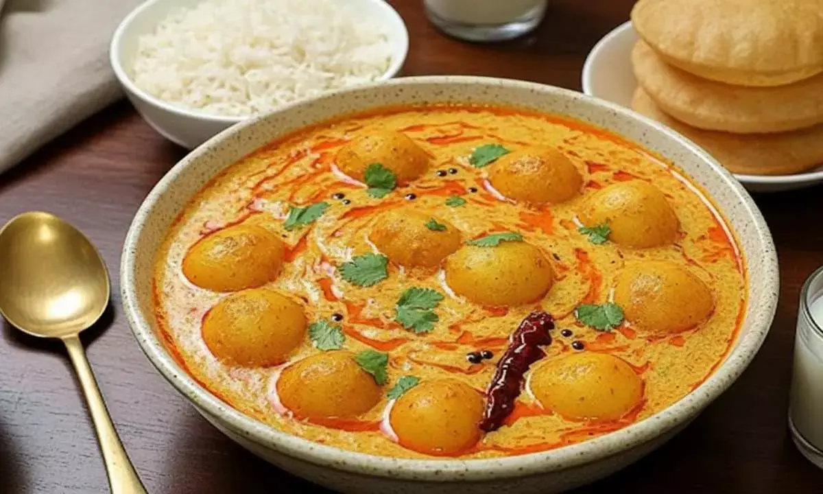 dahi aloo sabji recipe