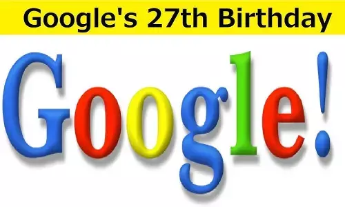 Google 27th Birthday Doodle