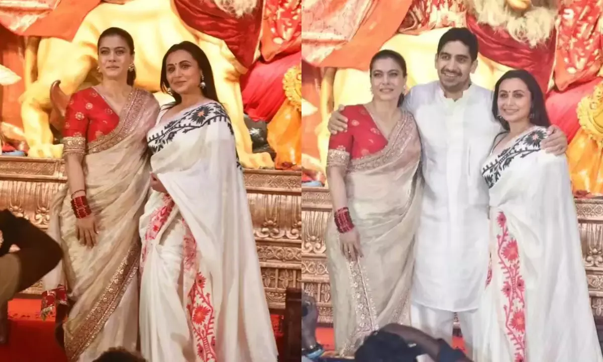 Kajol, Rani Mukerji and Ayan Mukerji