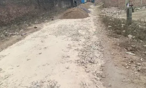 सीसी रोड निर्माण में गड़बड़ी : ग्रामीणों ने लगाया घटिया निर्माण का आरोप, कलेक्टर ने दिए जांच के आदेश