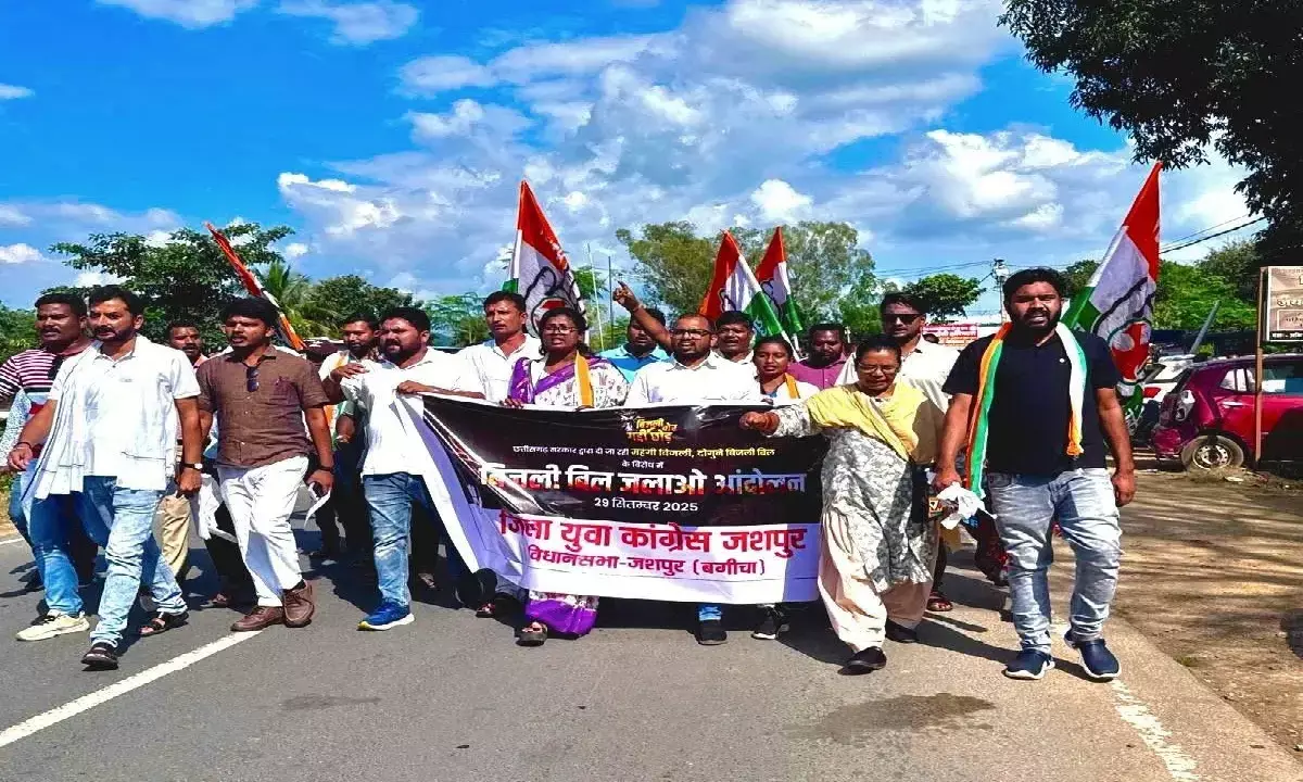 बिल भरो, नहीं तो कटेगा कनेक्शन : बिजली विभाग की मनमानी के खिलाफ युवा कांग्रेस का प्रदर्शन