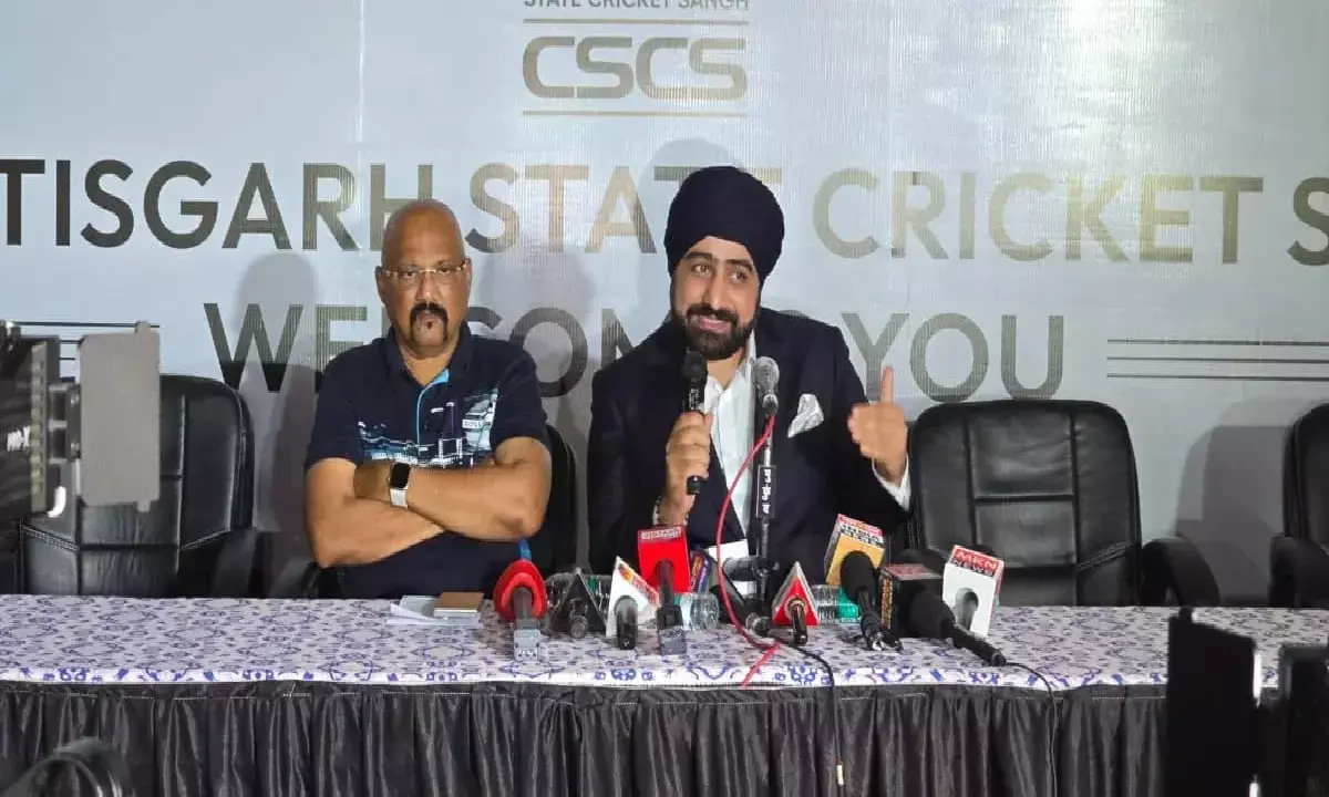 रायपुर पहुंचे BCCI के ज्वाइंट सेक्रेटरी प्रभतेज भाटिया : बोले- छत्तीसगढ़ में बनाएंगे क्रिकेट के लिए बेहतर इंफ्रास्ट्रक्चर