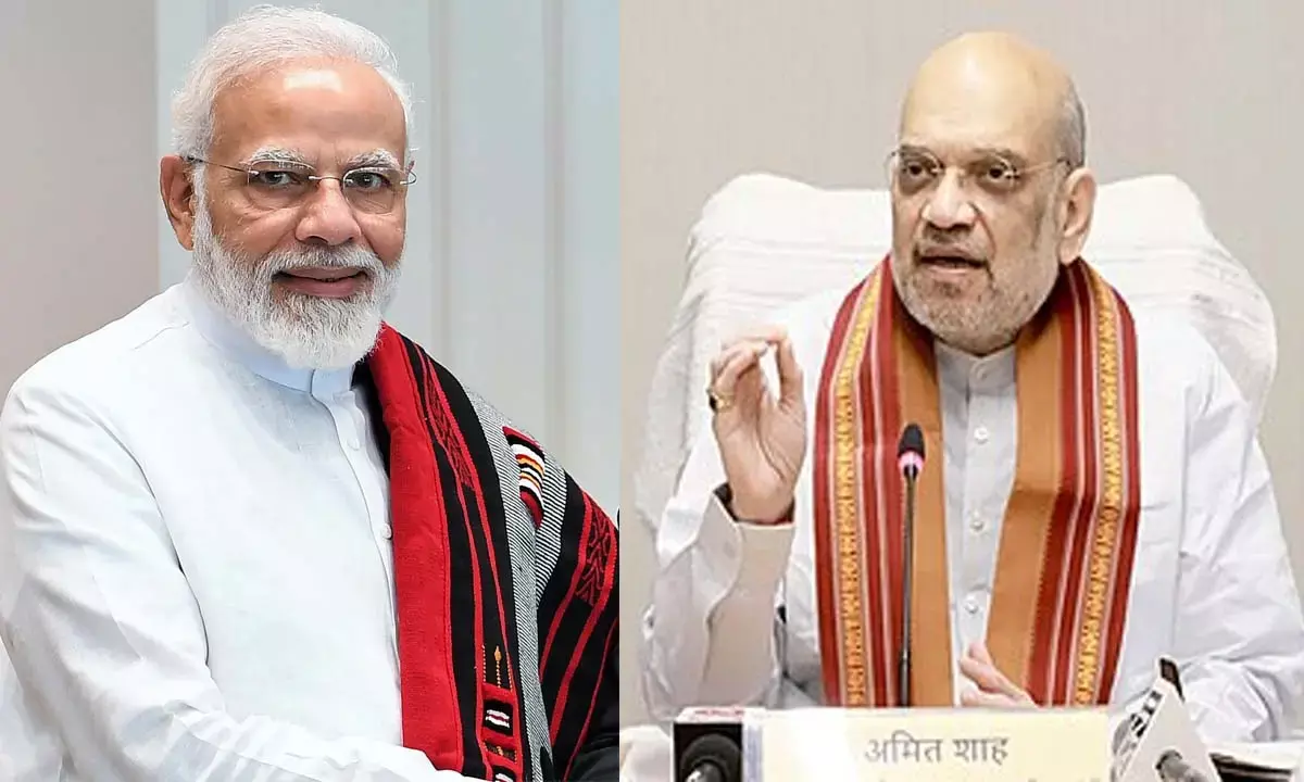 प्रधानमंत्री नरेंद्र मोदी और गृहमंत्री अमित शाह