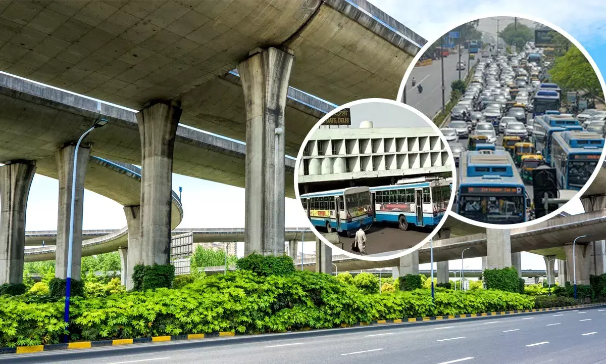 Flyover on Kashmiri Gate ISBT