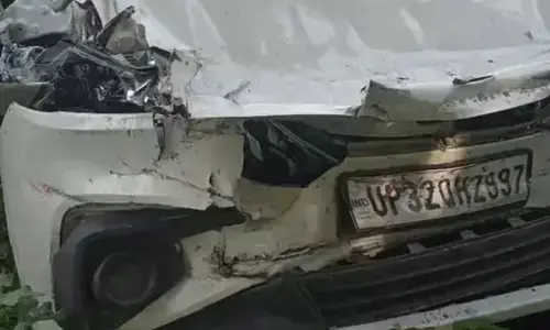 Jhansi road accident