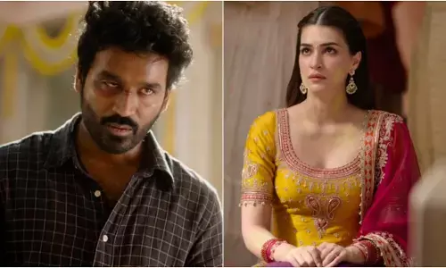 तेरे इश्क में का टीज़र जारी: धनुष और कृति सेनन की प्रेम कहानी में झलकता है दर्द, विरह और पागलपन