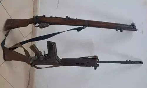 हथियार बरामद