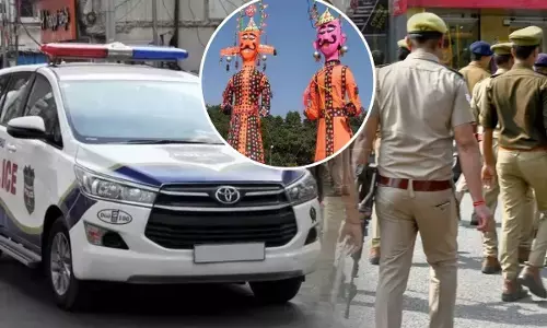 Noida Police Security on Dussehra 2025