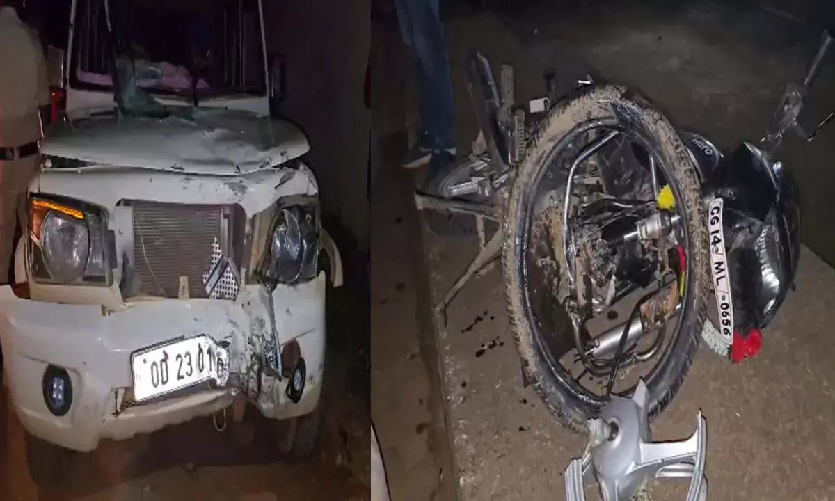 जशपुर में बड़ा हादसा : बोलेरो की ठोकर से बाइक सवार दो युवकों की मौत