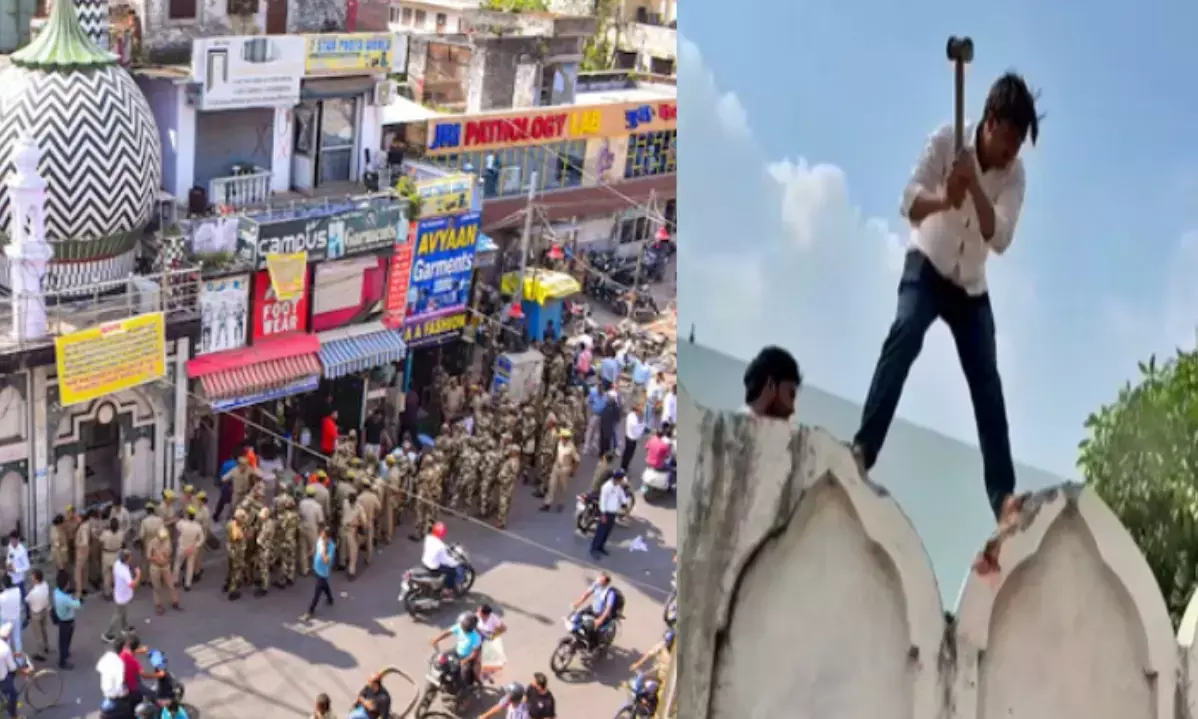 बरेली मे भारी सुरक्षा के बीच हुई जुम्मे की नमाज, संभल में मुस्लिमों ने खुद हथौड़े से तोड़ी मस्जिद!
