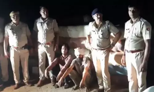 Accused arrested for smuggling ganja Rajasthan