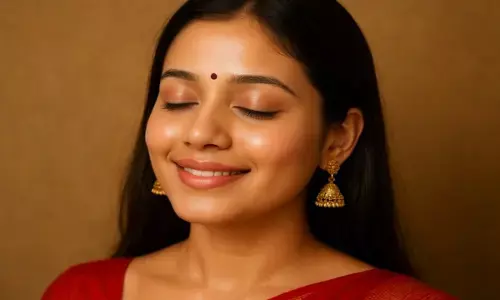 करवा चौथ के लिए चमकदार चेहरा